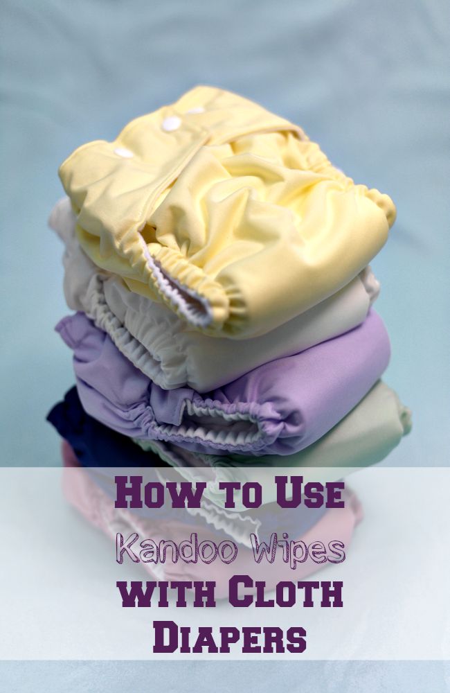 Tips for using Kandoo Wipes with cloth diapers, that will have you and your little one feeling clean!