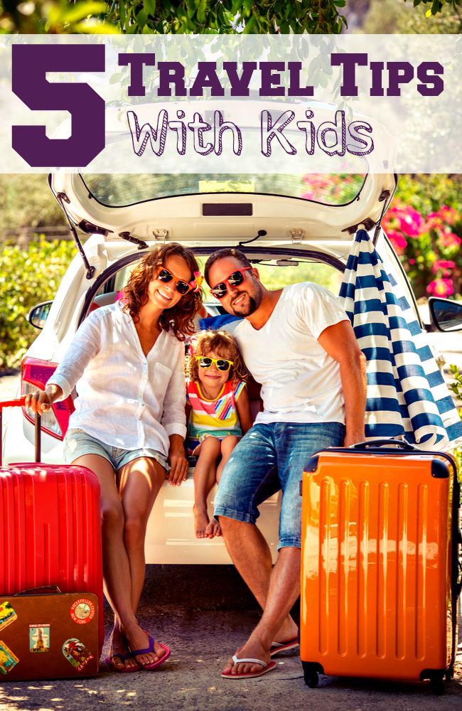Summer is the perfect time to take a family vacation but sometimes traveling with kids can be a little hectic, especially if it's their first long trip. To make sure your travels go a smooth as possible, follow these 5 tips.